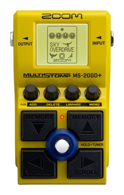 Zoom MS-200D+ MultiStomp Guitar Effects Pedal with 200 Drives & Distortions, ...