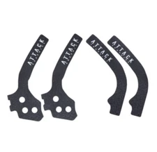 Attack Graphics Frame Grip Tape with Stock Frame Guards Black