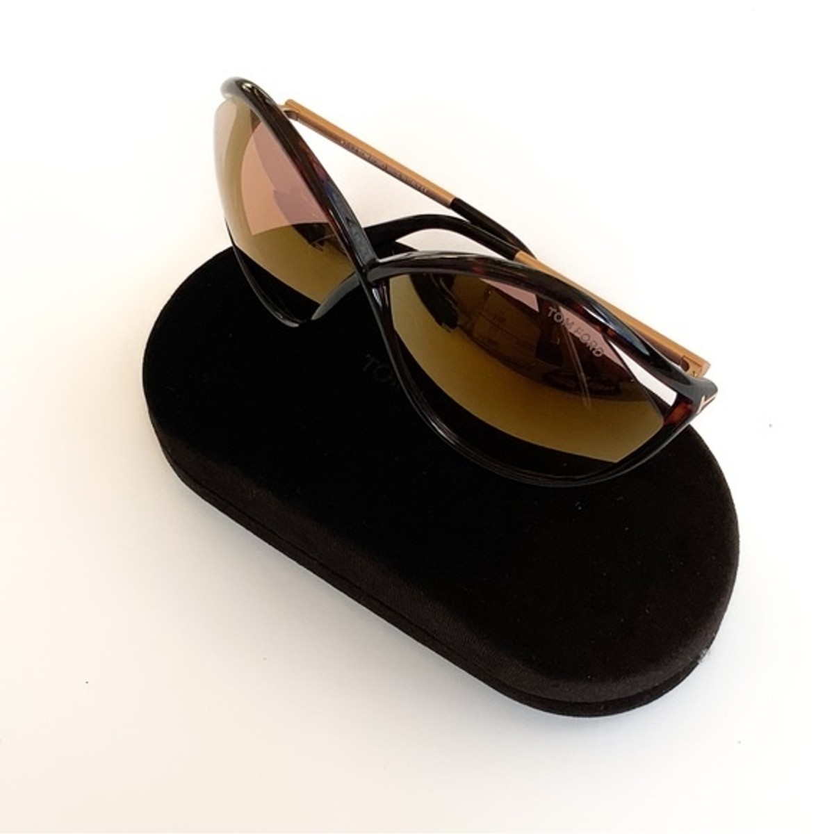 New Tom Ford Liora TF528 52Z  Havana Brown Oversized Women Sunglasses Authentic Amazon.com: Sunglasses Tom Ford FT 0958 -D Asian fit 52F  main image 4