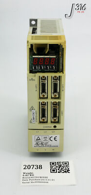 20枚 20738 MITSUBISHI AC SERVO DRIVE W/O FRONT COVER & BATTERY MR-J2