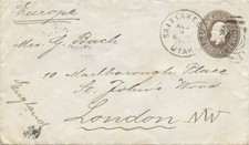 UNITED STATES 1889, 5c PSE from SALT LAKE CIT...