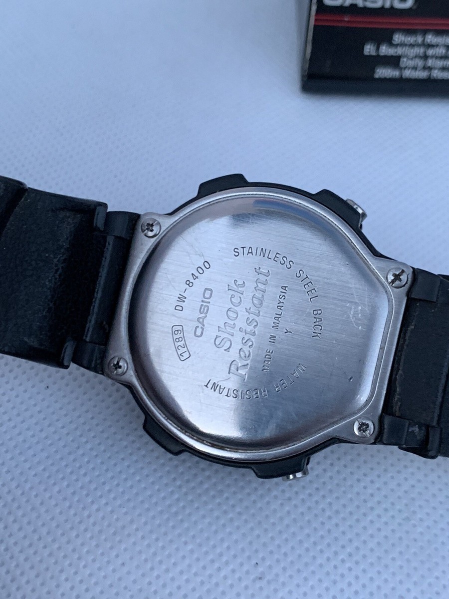 Casio G-Shock DW-8400 Module 1289 Vintage 200M Wrist Watch Casio G-Shock DW-8400 Module 1289 Vintage 200M Wrist Watch