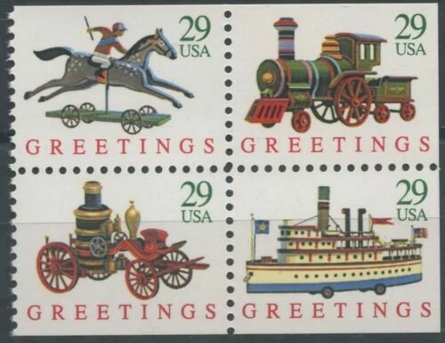 Timbres des États-Unis en bloc