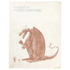 THE BOOK OF FANTASY MINIATURES by Ed Konstant 1978 Little Soldier Games