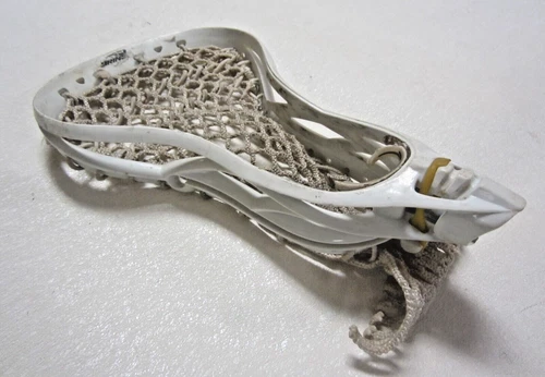 VINTAGE BRINE PULSE WHITE MENS LACROSSE STRUNG HEAD LAX ATTACK DEFENSE Used RARE