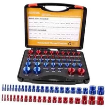 44 Male/Female Bolt Size and Thread Gauge, Nut and Bolt Thread Checker (23