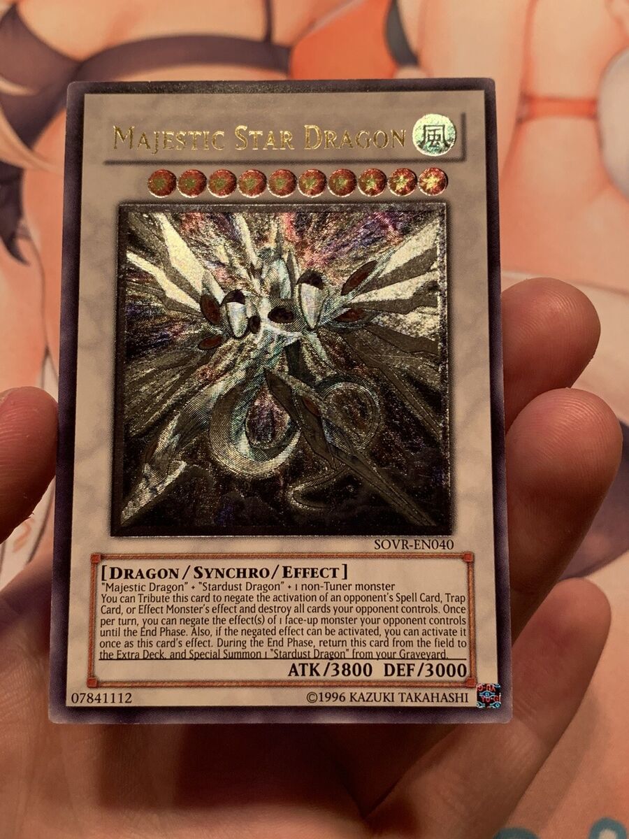 Yugioh Majestic Star Dragon Ultimate Rare SOVR-EN040 NM Yugioh Majestic Star Dragon Ultimate Rare SOVR-EN040 NM