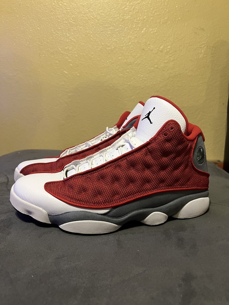 Jordan 13 Flint Red Size 9 No Box - New Condition - Ship Fast Air Jordan 13 Gym Red Flint Retro Size 9 Mens Grey Sneakers  main image 2