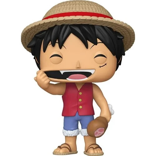One Piece Monkey D. Luffy with Meat Jumbo 10-Inch Funko Pop! Vinyl