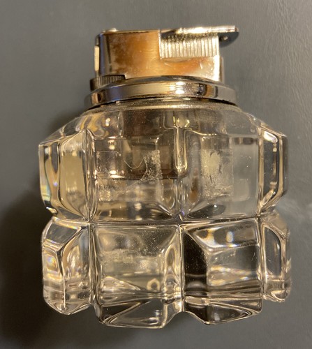 Mikasa Germany Clear Glass Vintage Lighter - Picture 5 of 6