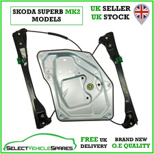 NEW SKODA SUPERB MK2 3T PASSENGER FRONT LEFT WINDOW REGULATOR REG 2008-2015