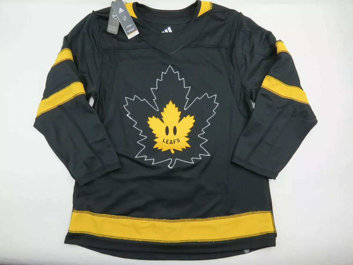  Men's Compatible with Toronto Maple Leafs Authentic X Drew  House Flipside Alternate Black Pro Jersey : Sports & Outdoors