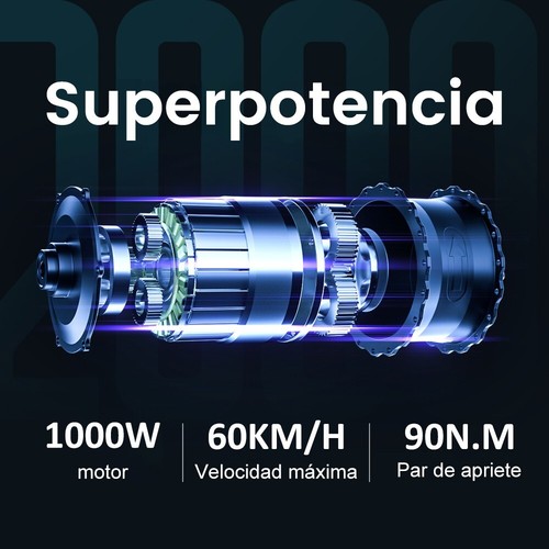 GUNAI-Y 1000W 48V18AH doble suspensión Freno de Disco Hidráulico ebike Adulto - Bild 3 von 10