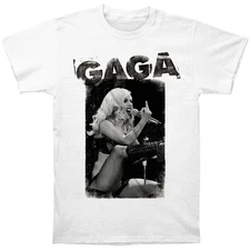 Lady Gaga Middle Finger Reprint T-Shirt Unisex Graphic Tee S-4XL