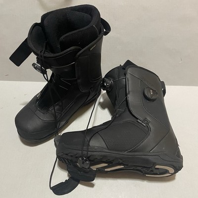 HEAD  Three  LYT BOA Focus H4 Coiler Snowboard Boots Mens US 8 Cuff Cut Black