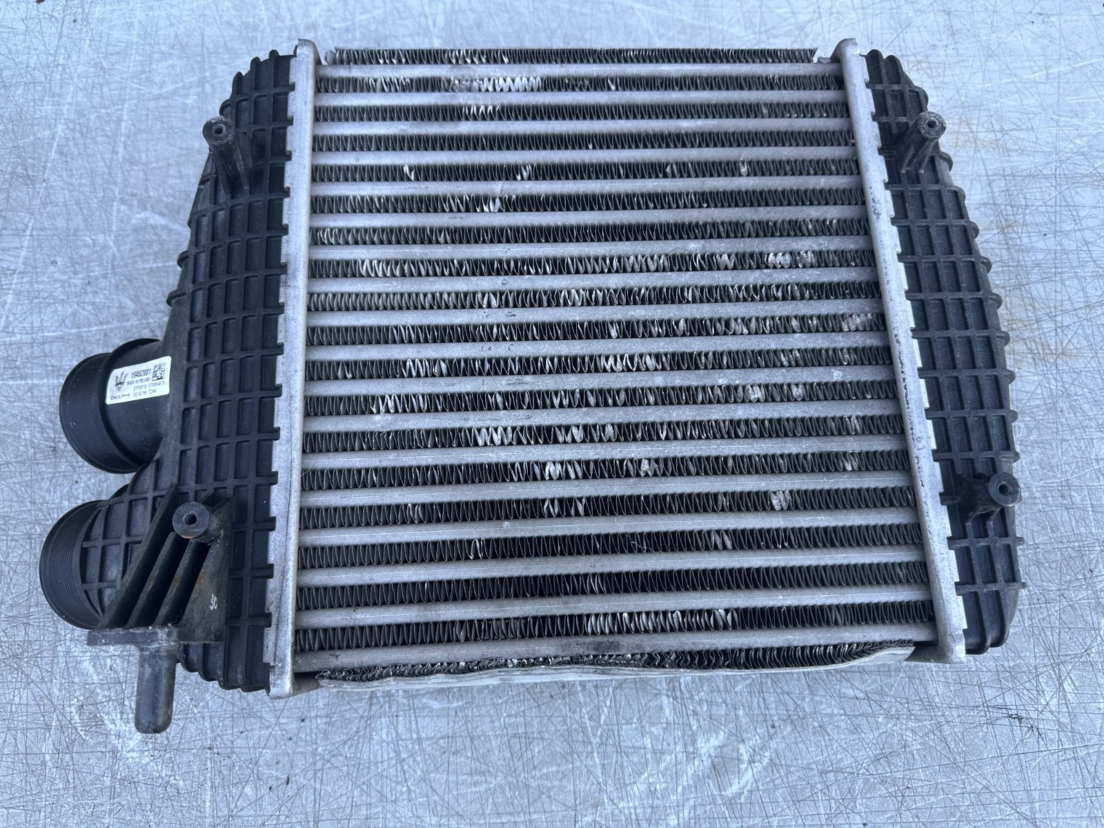 2014 MASERATI QUATTROPORTE M156 FRONT TURBOCHARGER INTERCOOLER LEFT SIDE OEM