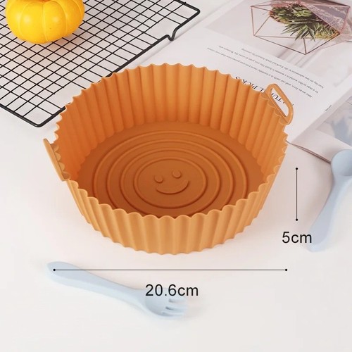 Fodera quadrata per friggitrice ad aria, accessori per friggitrice ad aria in silicone spesso riutilizzabile - Foto 7 di 16