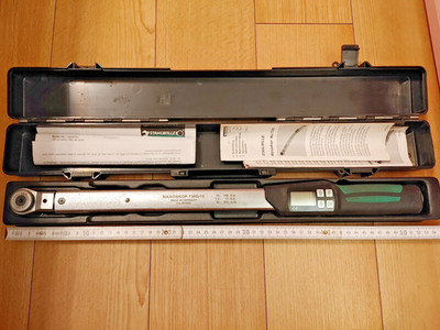 STAHLWILLE 730D/10 Drehmomentschlüssel MANOSKOP  10-100Nm mit Einsteckknarre
