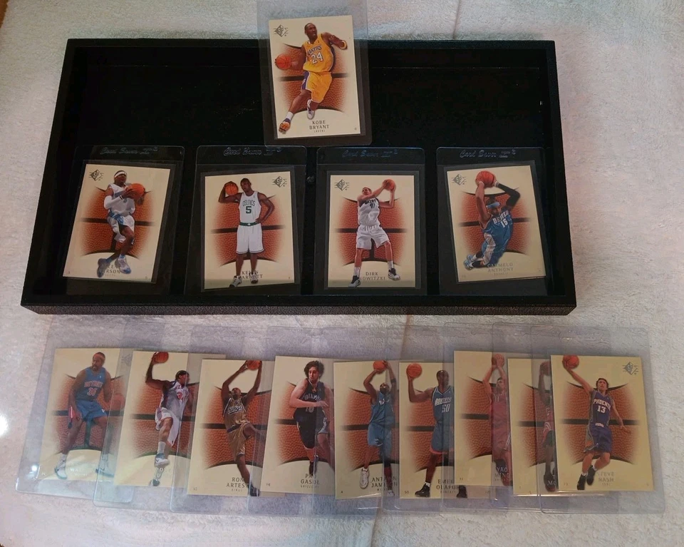 LOTE DE BALONCESTO 2007-08 SP AUTÉNTICO - ¡14 estrellas Kobe, Garrett, Anthony, Iverson! Foto 3 de 4