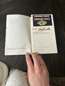 Sega CD Manual Only Space Ace W/Reg Card 