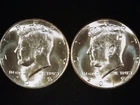 2018-P and D Kennedy Half Dollars (2 coins) AU+++. Free Shipping!