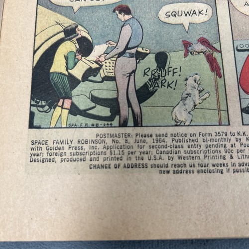 Space Family Robinson #8 Gold Key 1964 - Imagen 12 de 16