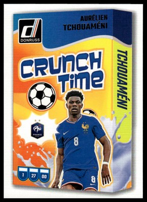 2024-25 Donruss #18 Aurelien Tchouameni Crunch Time