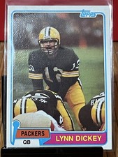 Lynn Dickey 1981 Topps Football Card #41 Green Bay Packers Quarterback
