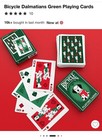 Bicycle Playing Cards Blue & Green Dalmatian Two Decks- NEW — photo 7