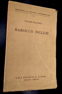 Giuliano Pellecrini BAROCK ENGLISCH / G. D'Anna 1953