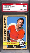 1972 TOPPS #112 ROSS LONSBERRY PSA 9 Mint 23312720 