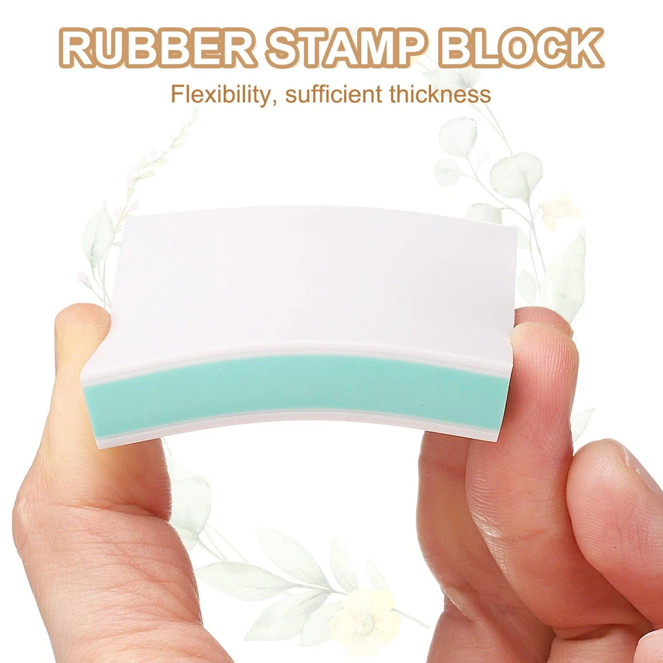 24 piezas bloques de talla de goma de 2X2", bloque de talla de arte de linóleo suave, verde Foto 4 de 4