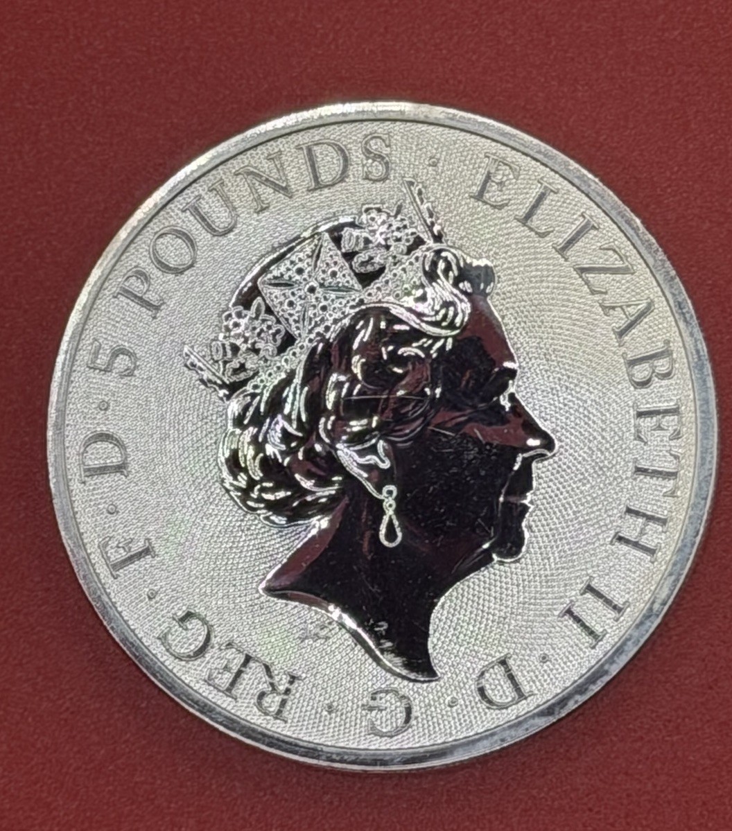 2022 GB 2 oz Silver Royal Tudor Beasts The Lion of England | eBay