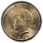1926 $1 Silver Peace Dollar - Original Toning - UNC Semi Key Date - SKU-D7267
