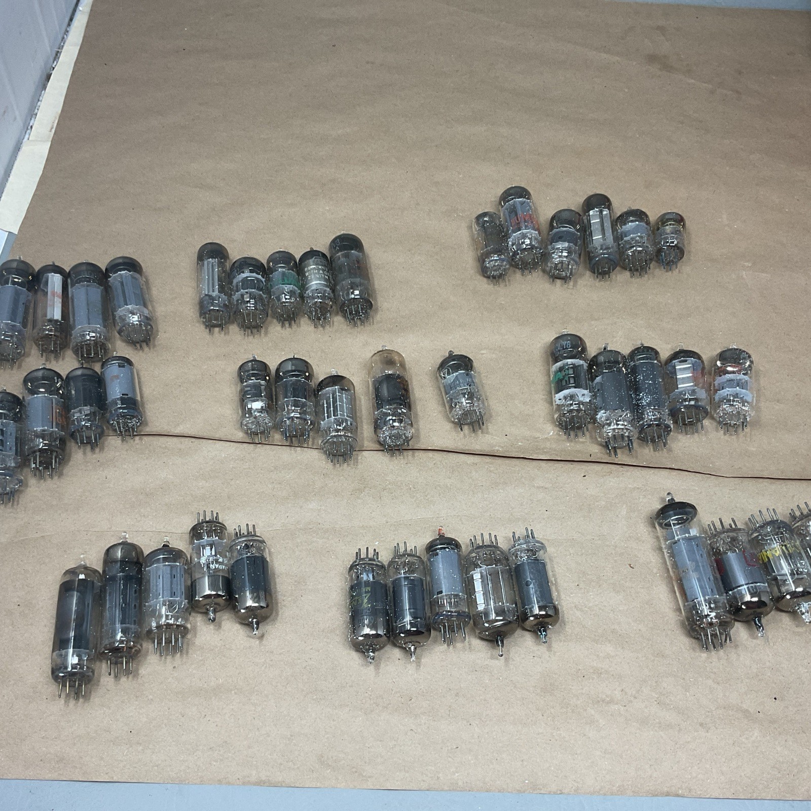 Lot of (46) Untested Vintage Electron Electronic Vacuum Tubes