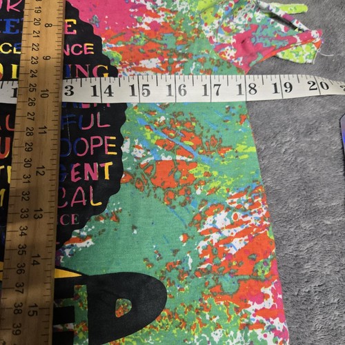 On Fire Shirt Erwachsene Medium AOP Blessed Queen Batik Fransen Splatter Melanin Afro - Bild 20 von 20