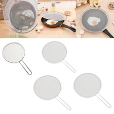 Image of Stainless Steel Fine Mesh Splatter Screen for Kitchen, Cooking
