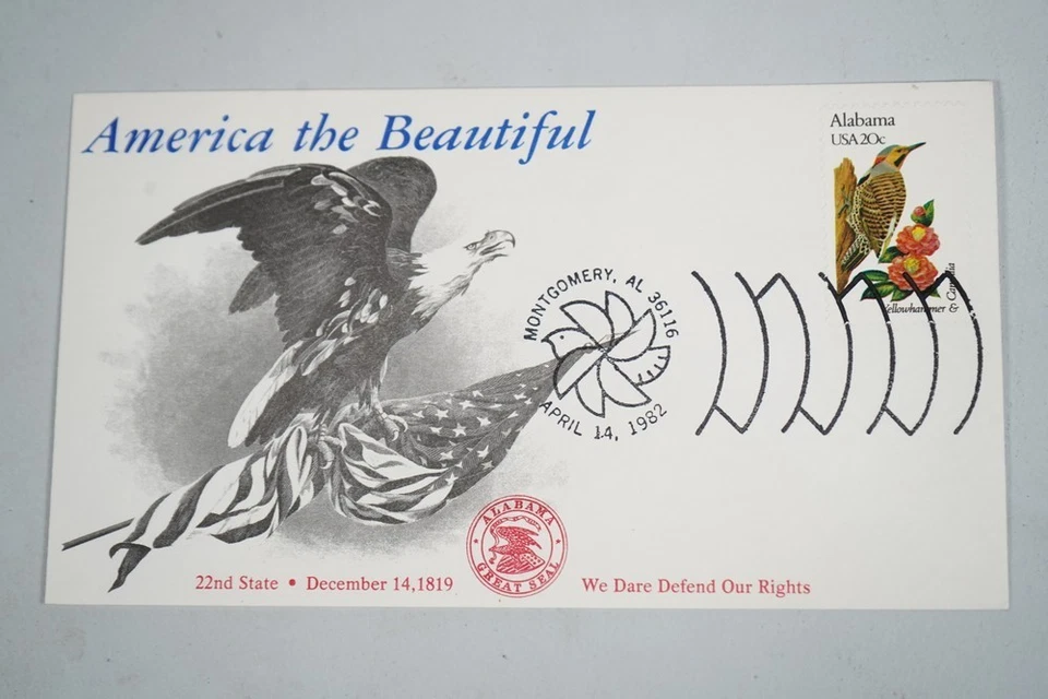 US 1982 FDC FULL SET STATE BIRDS KMC VENTURE FIRST DAY COVERS - Image 2 of 4