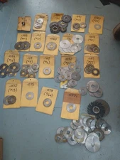 Large Lot of Horizontal Milling Cutters 1” Arbor Slitting Saws