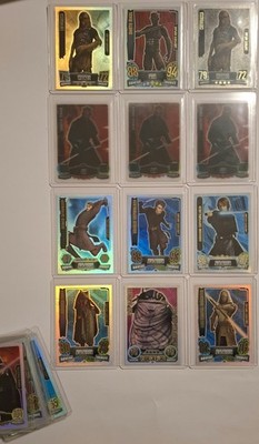 Star Wars Force Attax Sammlung - 52 RARE Karten (40x Force Meister + 12x LE)