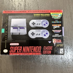 Nintendo Super NES Classic Edition Mini Console with 2 SNES Controllers