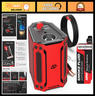 #ad #ad Automotive Smoke Machine EVAP Leak Tester Adjustable Pressure Built in Compre $105.99