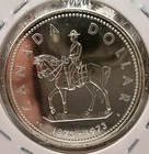 1973 Canada Silver Dollar $1 Royal Canadian Mounted Police