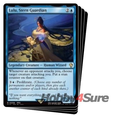 Lulu, Stern Guardian X4 M/NM Magic: The Gathering MTG Final Fantasy  Commander | eBay