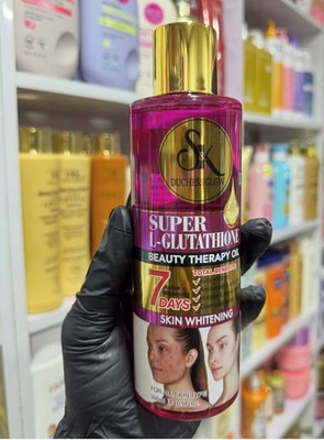 glutathione oil for skin whitening SK Duchess Glow, Luminous Glow Body L-Glutathion Oil 7Days Skin Whitening  Oil