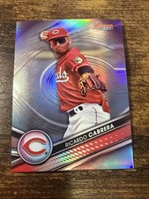 RICARDO CABRERA 2022 Bowman's Best #TP-18 Reds Prospect Silver Refractor