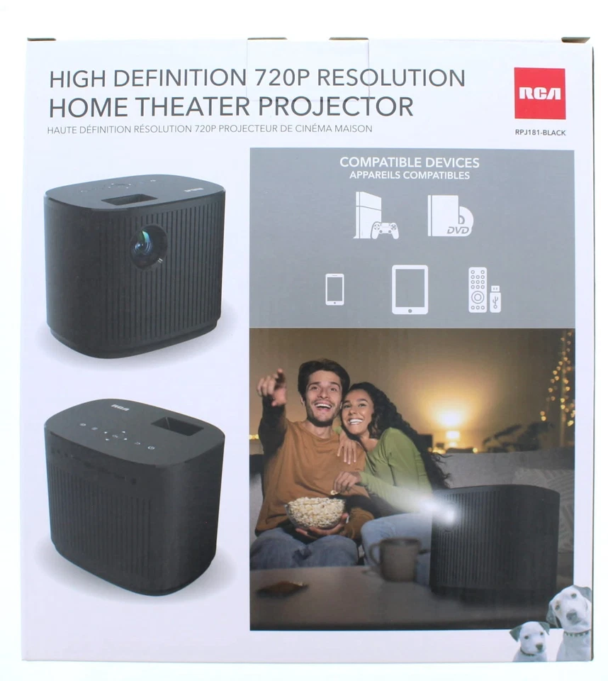 RCA High Definition 720P Resolution Home Theater Projector - Image 4 of 4