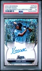 3567 Xavier Isaac 2023 Bowman Chrome Speckle Refractor Auto 1st RC /299 PSA 10