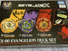 TAKARATOMY MALL EVANGELION STORE Exclusive BEYBLADE X CX-00 Evangelion Deck Set