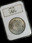 1897-P Morgan Dollar NGC MS64 $1 FATTY Silver One US Coin TONER!
